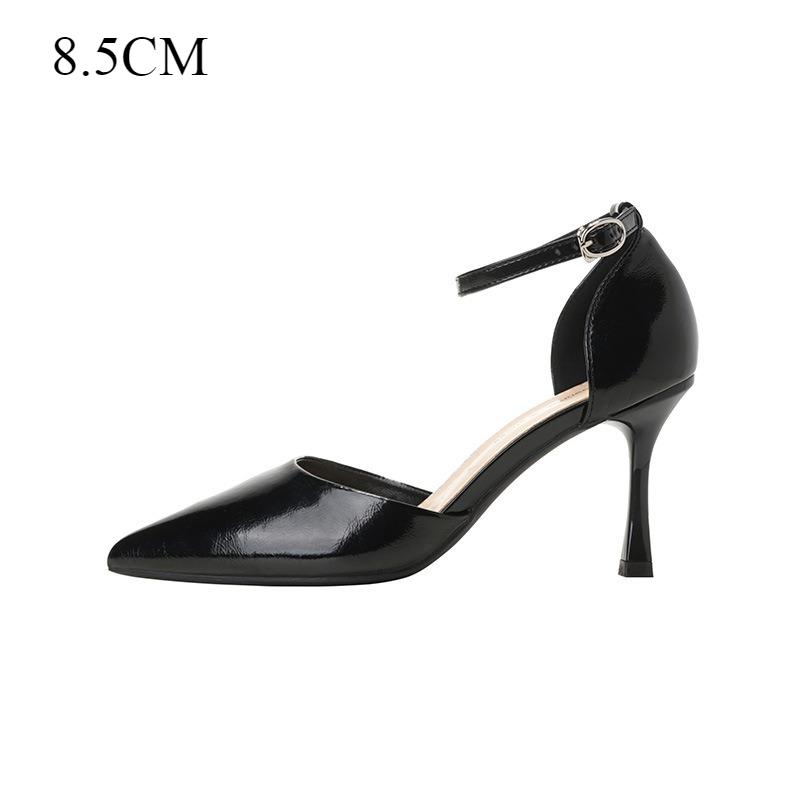 Fashion High Heeled Sandals for Women Summer Banquets Pointed One Button Hollow Sandals Womens Sexy High Heels Women's Pumps Women