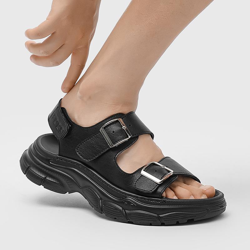 Fashion Trendy men's summer beach shoes Luxury designer classic style daily work Fashion outdoor street Versatile soft soled sandals