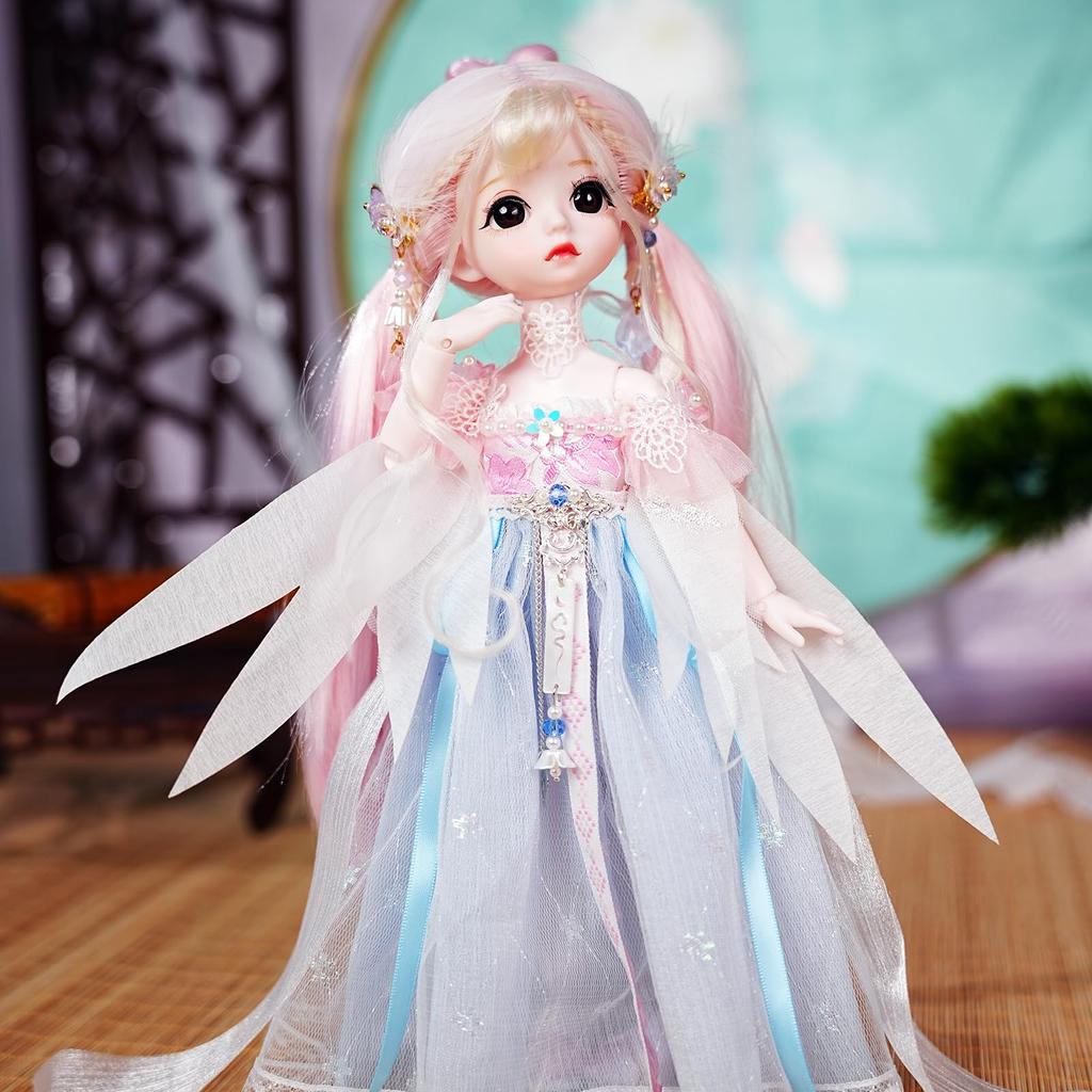 ICY Fortune Days bjd Doll Anime Style Doll 28 Mechanical Great for DIY Girl Doll 1/6 - Set, Joints, Gifts, Decoration, Exercise, Collection, 8+