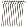 TITAN MANIA Titanium Ultra Set of Titanium Pin Forged Hard Tent Pitching Storage Bag Included Pegs, Lightweight, 20cm, 12, Pegs, Pegs, Solid, Pegs,