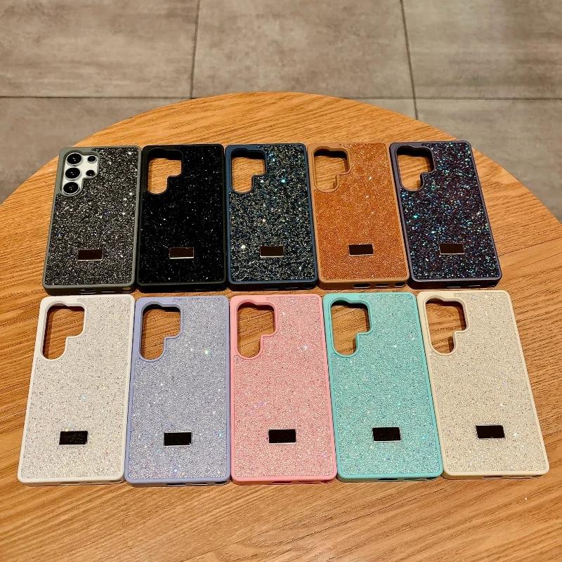Luxury Sparkle Glitter Diamond Case for Samsung Galaxy S26 S25 S24 S23 Plus Ultra Rhinestone Shockproof Hard Back Protect Cover