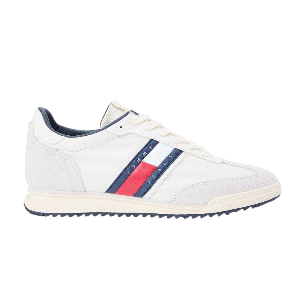 Tommy Jeans Mens Suede Running Trainers