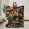 Heated Rivalry Blankets Fleece Print  Breathable Warm Throw Blanket for Bed Bedroom Bedspreads