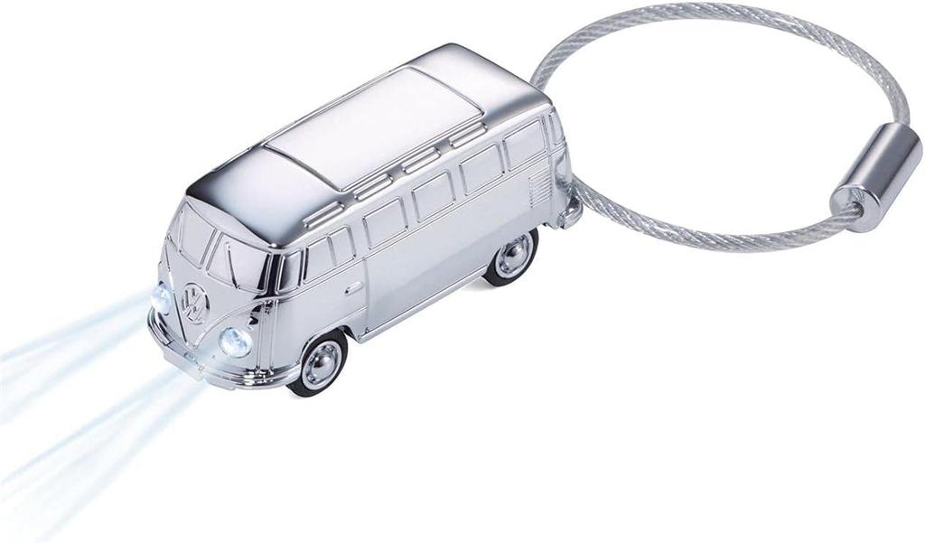 TROIKA Volkswagen Bus Miniature Car Keyring, Lightly T1 Bus KR17-40/CH Keychain Charm