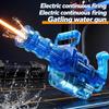 Ssauto Gatling Pistola de Água Rotativa Alta Pressão Grande Capacidade Pistola de Água Gatling Brinquedo Adultos Diversão ao Ar Livre de Verão Brincadeira Presentes para Crianças