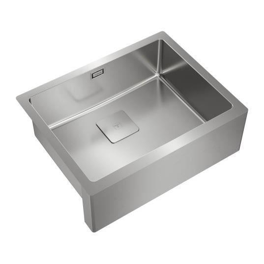 Spüle - TEKA - American pro 60 M‑XP - Polierter Edelstahl 18/10 - Rechteckig - 1 Becken 60×50×20 cm