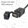 2.1Amp Waterproof Motorcycle USB Charges SAE to USB Adapter Cable Phone Tablet Navigation Charges