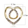 Metal Crystal Silk Scarves Buckle Ring Clips Female Fashion Clothes Corner Buckle Shawl Brooch Pins Alloy Luxury Shawl Ring Gift