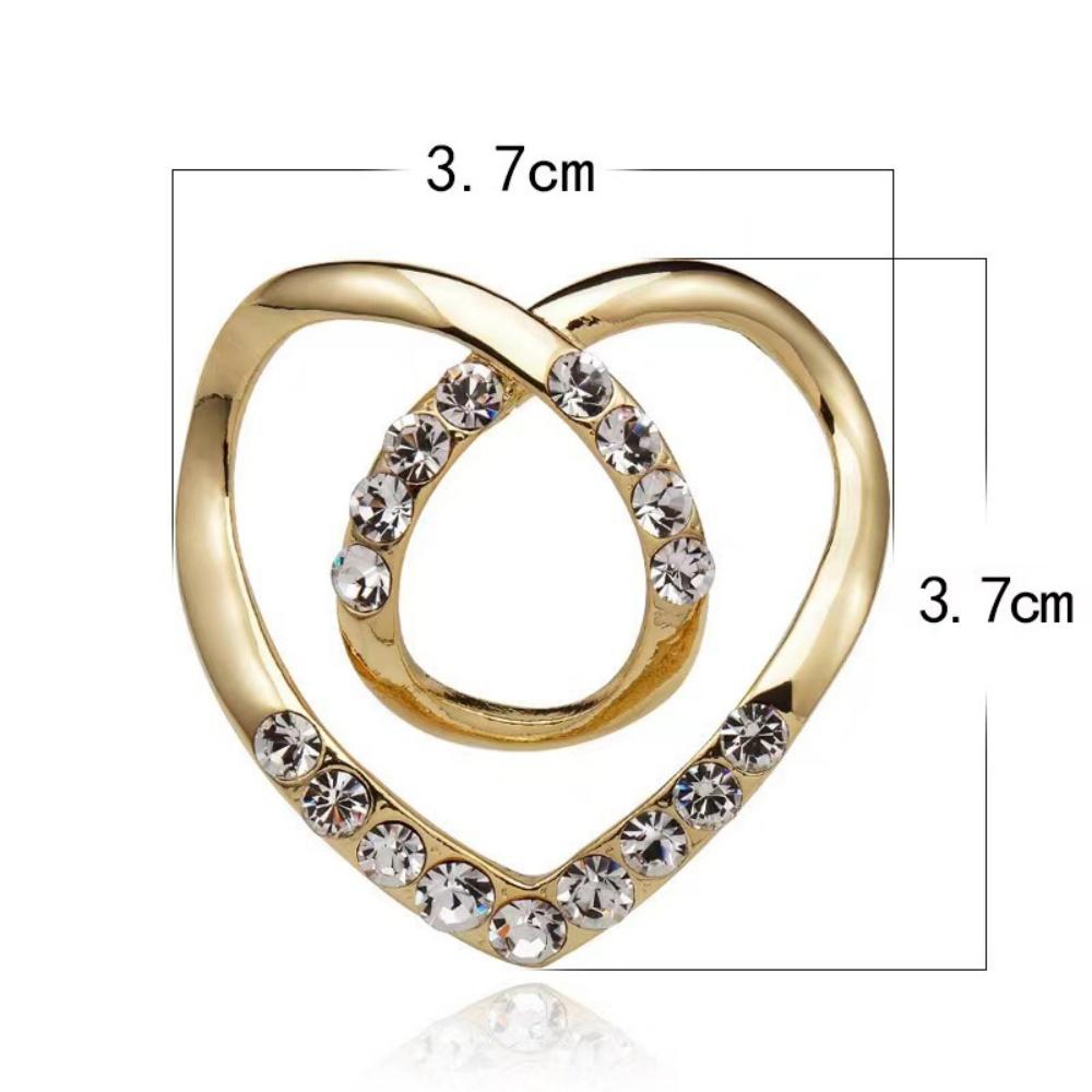 Metal Crystal Silk Scarves Buckle Ring Clips Female Fashion Clothes Corner Buckle Shawl Brooch Pins Alloy Luxury Shawl Ring Gift