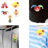 5 Pcs Lovely Clown Embroidered Patches Sew On Patches Circus Series Iron On Patches Clothing Patches Sewing Patches
