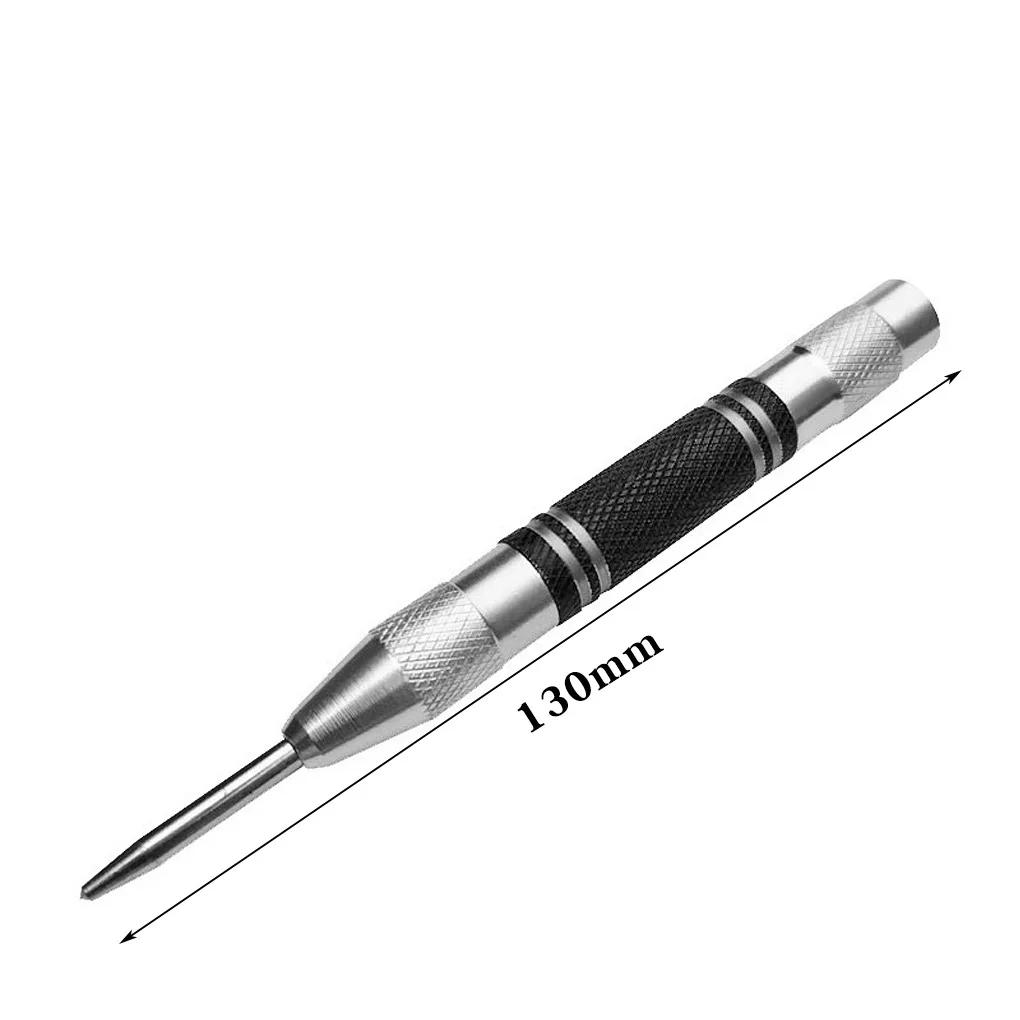 1/2PCS Drill Center Mark Automatic Center Pin High Hardness Center Drill Strong Spring for Metal Punch Positioning Marks Labor