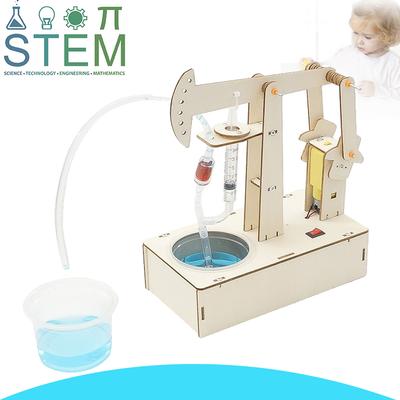 Kinder MINT Spielzeug DIY Pumpeneinheit Zusammenbau Modell Materialbausätze Wasserpumpe Experiment Technologie Spielzeug Puzzle Bemalte Spielzeuge Geschenk