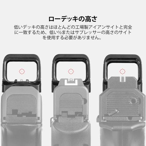 Osight S Dot Sight, High-Performance Holographic Sight, Multi-Reticle Scope, Enclosed, 2MOA Dot, 32MOA Circle, Rechargeable Cover, Parallax-Free, RMSc