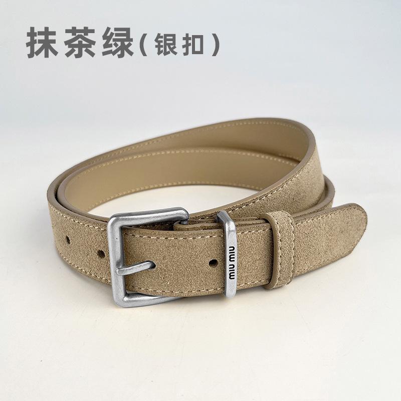 

Женский антифлисовый матовый ремень из натуральной кожи, пряжка из коровьей кожи в стиле ретро, высококачественный, сочетается с юбкой, джинсами, простой и универсальный 105cm