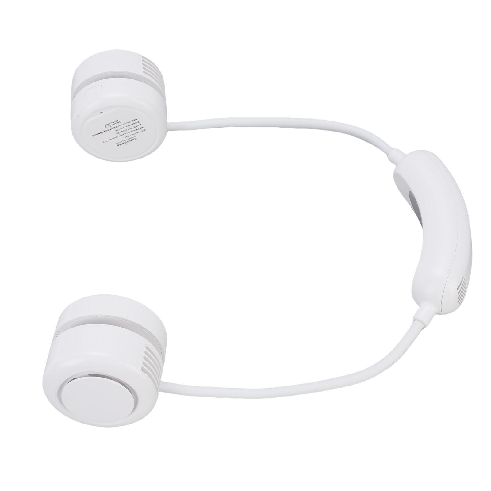 Portable Neck Fan Rechargeable 3 Speeds Wearable   Fan Quiet Battery Operated Semiconductor Cooling Fan for   Travel Outdoors