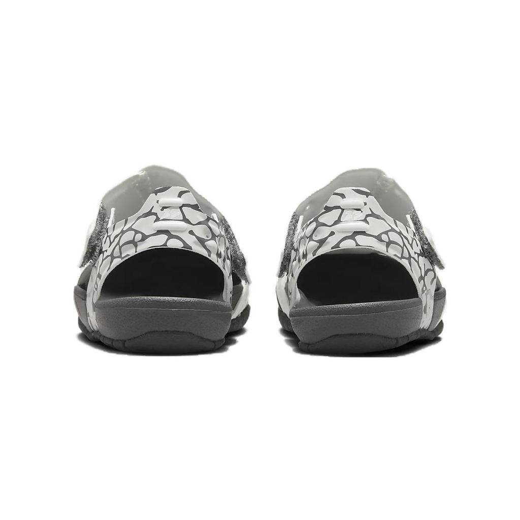 Jordan Flare TD Slip Resistant, Abrasion Resistant, Breathable Children's Sandals White Black Infant And Toddler CI7850-100