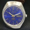 Citizen AUTOMATIC 8200 JAPAN MENS VINTAGE ARABIC BLUE COLOR DIAL WATCH A702765-1 R210-a702765