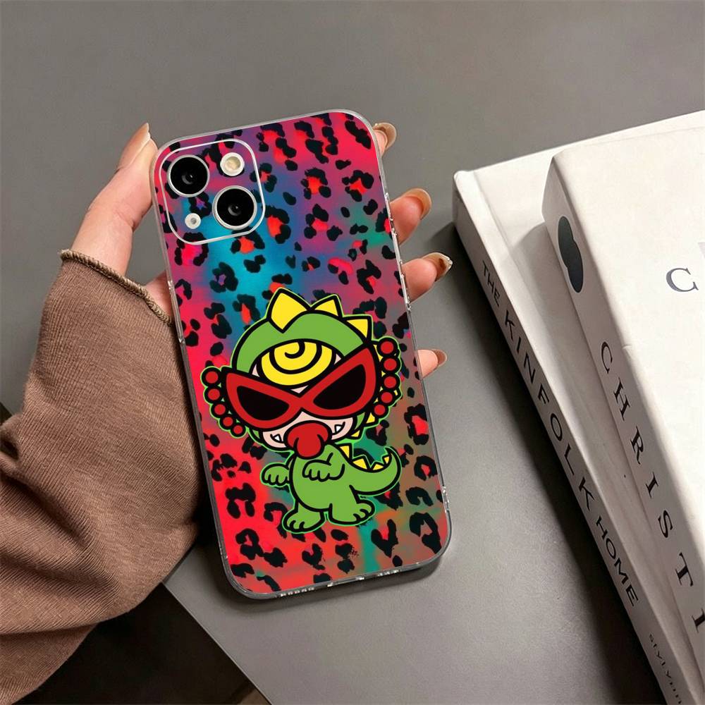 H-Hysteric COLORFUL M-Mini  Phone Case For iPhone17,16,15,14,13,12,11 Plus,Pro Max Soft Transparent Cover