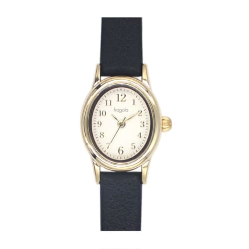 

Follow Fragola Oval Watch N03623A-1 BK Women s Black