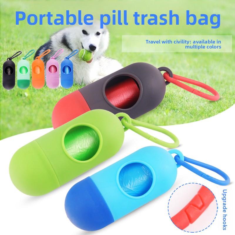 Distributeur de Sacs à Déchets pour Animaux - Pelle à Caca de Chien, Sac pour Ramasser les Excréments, Sac Biodégradable pour Litière de Chat, Collecteur de Caca, Écologique et Portable