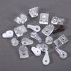 20 Pezzi Fermaclip in Plastica per Vetro Fermaclip per Specchio Morsetti per Porta di Armadio Pannello in Vetro Supporto per Scaffale Specchio di Armadio