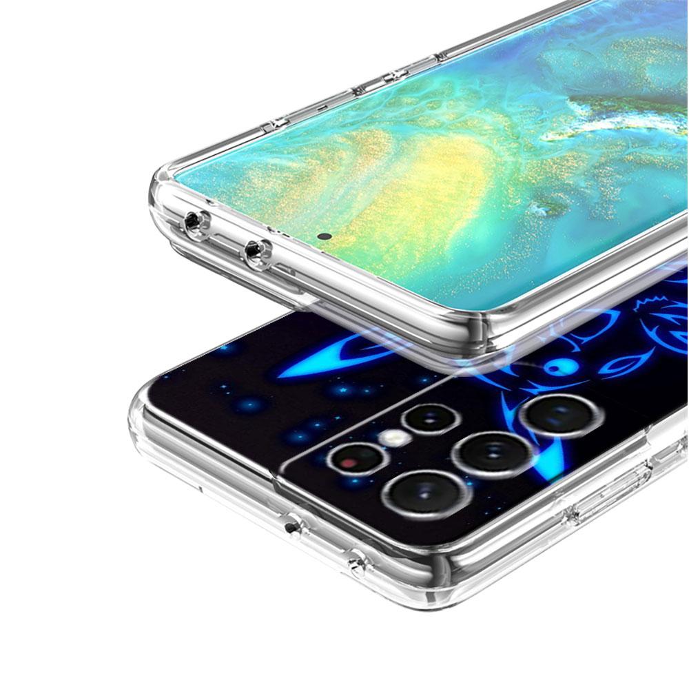 Clear Case For Samsung Galaxy S22 S20 FE S21 S10 S9 Plus Note 20 Ultra 10 Lite Transparent Phone Shell Anime Pokemon Japan