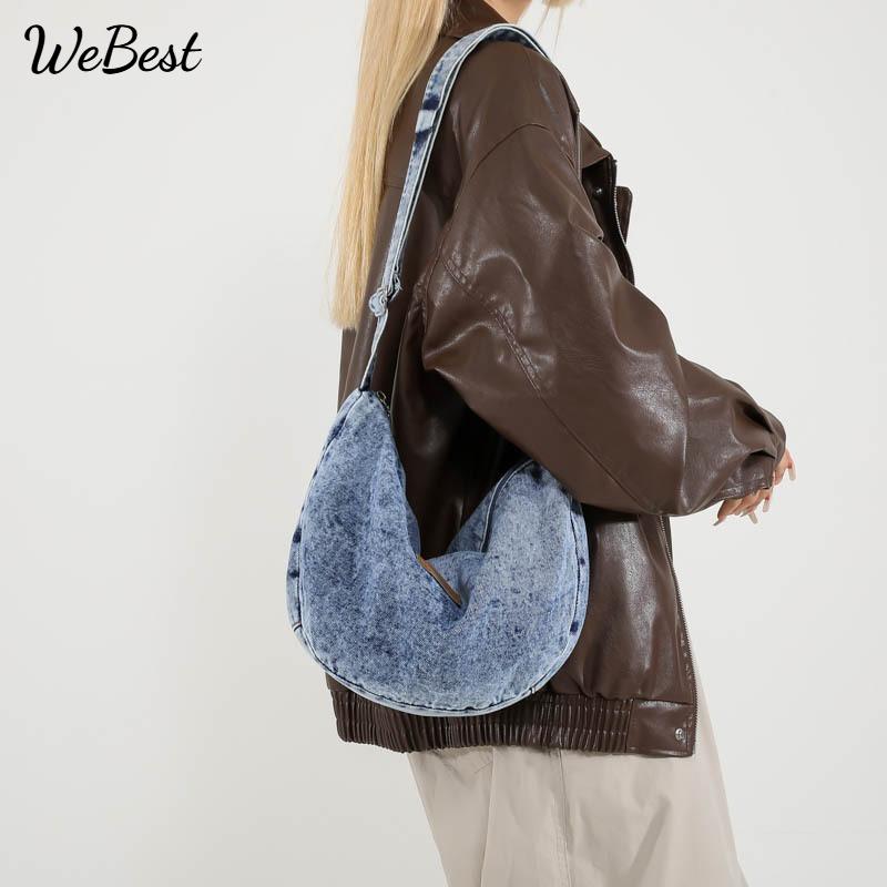 

Women s Denim Single Shoulder Canvas Bag