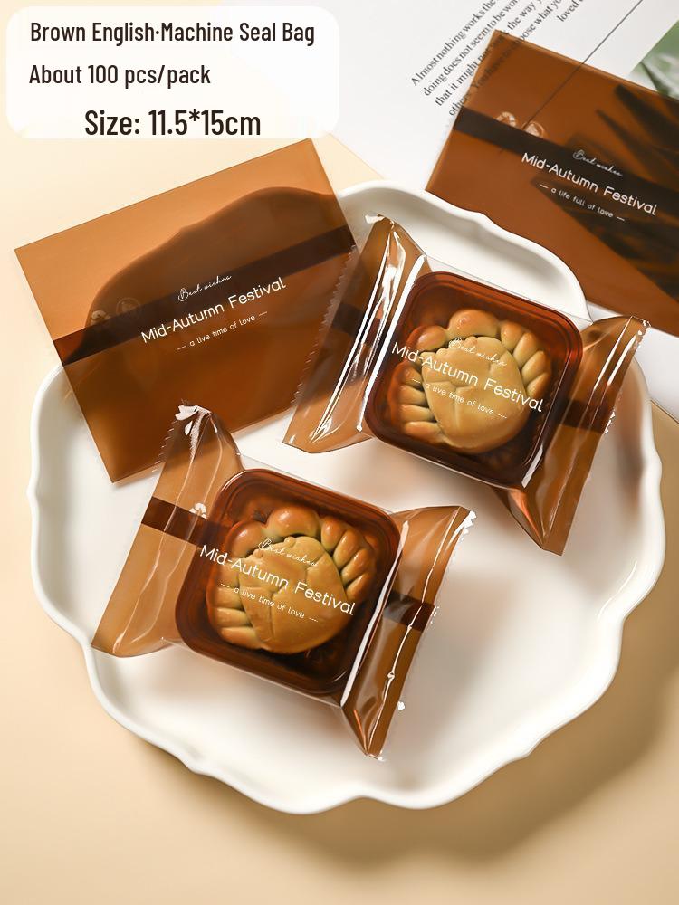 Freudliche Mondkuchen-Verpackungstasche für das Mittherbstfest mit gesalzenem Eigelb