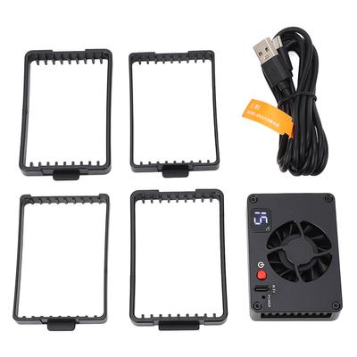 Camera Cooling Fan Silent High Efficiency Thermal Conductivity Digital Temperature Control 12‑30 Celsius