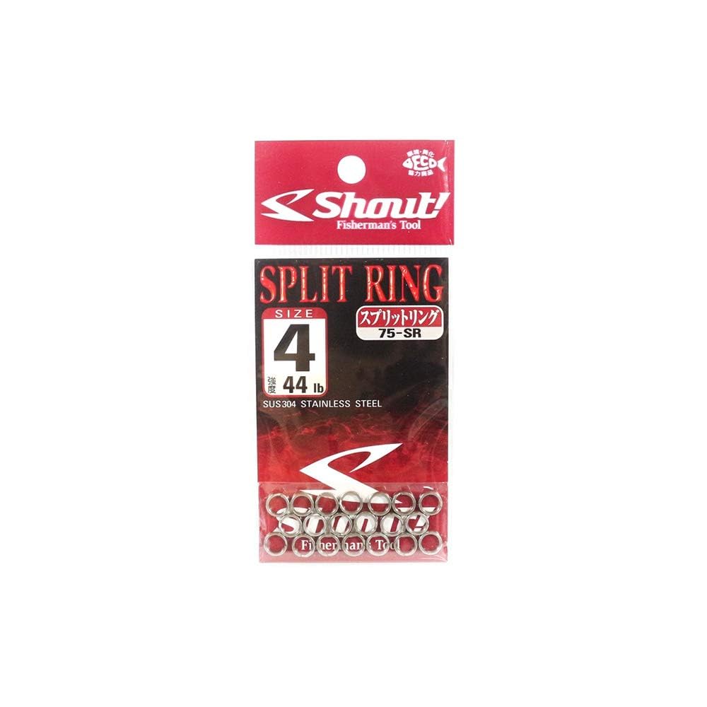 Shout! 75-SR Split Ring 4 (44LB) 4(44Lb)