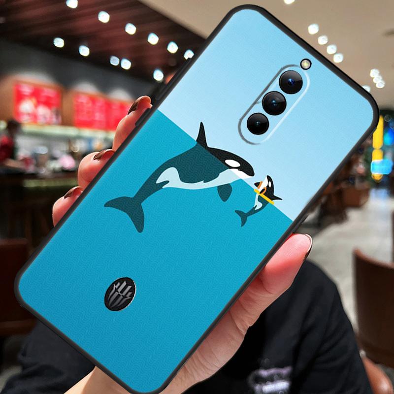 Whale Sharks Fish Case For ZTE Nubia Red Magic 10 Air 7 6S 7S Pro Red Magic 11 10 9 8 8S 9S 10S Pro Plus Cover