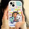 Cute G-Gabbys D-Dollhouse Phone Case For IPhone 16 15 14 11 12 13 Pro Max Plus Back Leather Shell