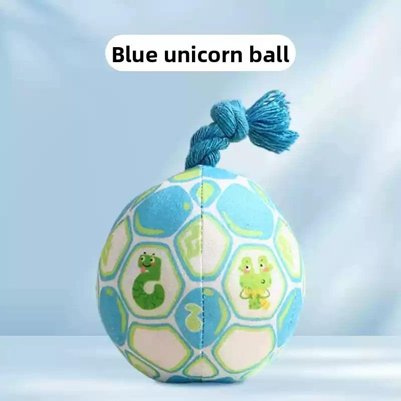 

Dog Toys, Durable, Sound-making, Self-entertaining and Boring Gadgets, Plush Balls, Bichon Frise, Puppy Pet Supplies Corner kick синий