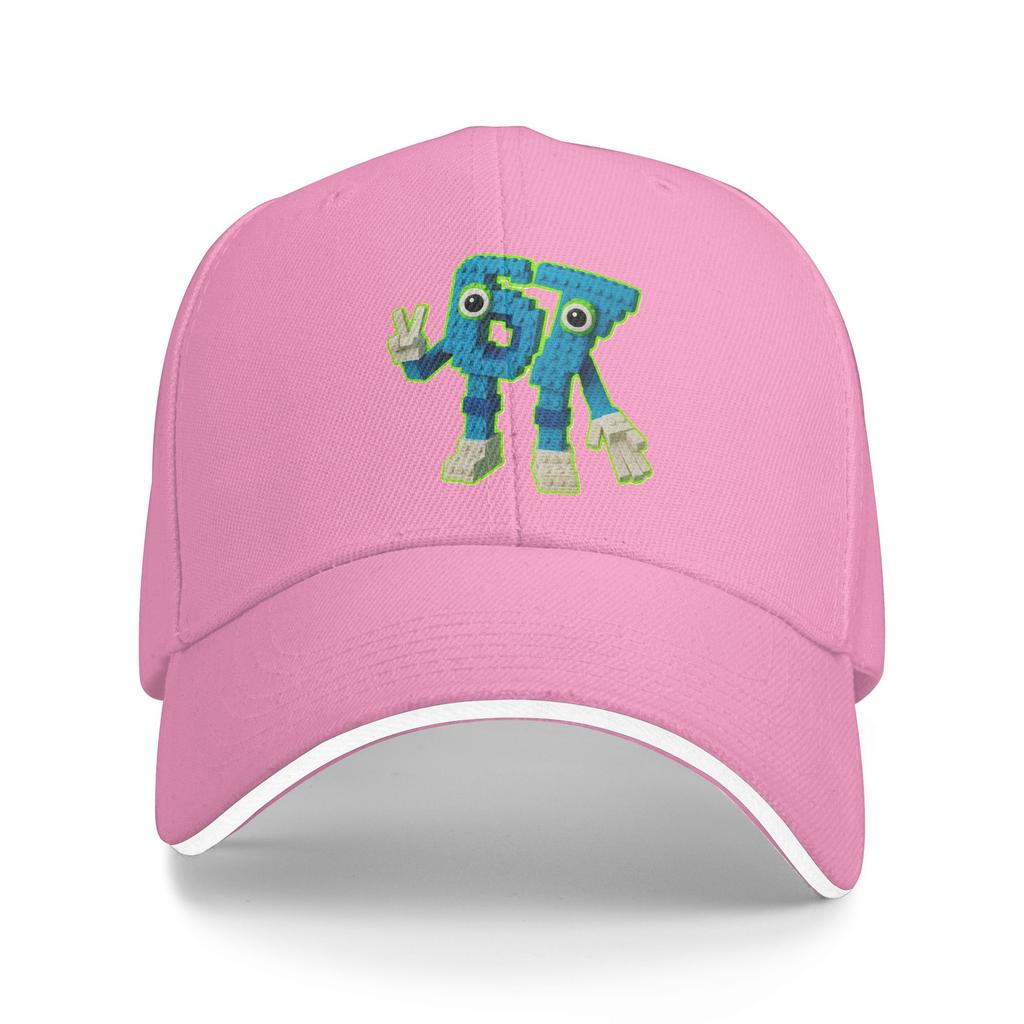 67 Meme Character Brainrot Casual Baseball Cap Summer Trucker Hat High Quality Outdoor Sports Hip Hop Hats Unisex Baseball Caps