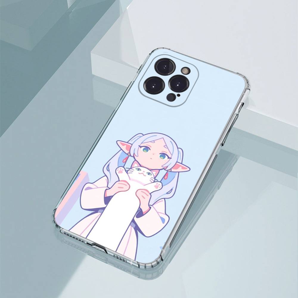 S-Sousou No F-Frieren Phone Case For iPhone12,16,11,14,13,17,15 Plus,Pro,Max,Plus,Transparent Cover