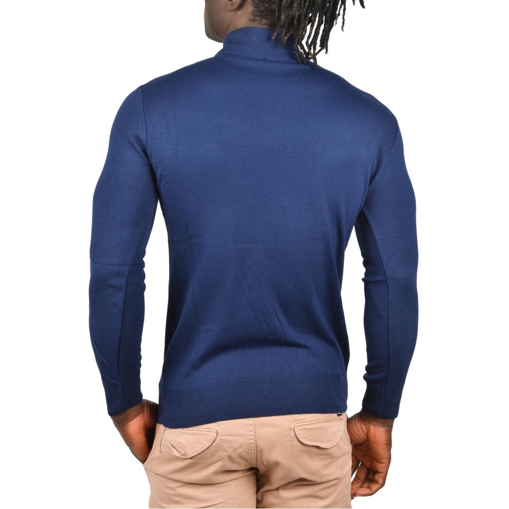 

DeepSEA Half Turtleneck Non-Pilling Thin Knit Sweater 2505502 S темно-синий