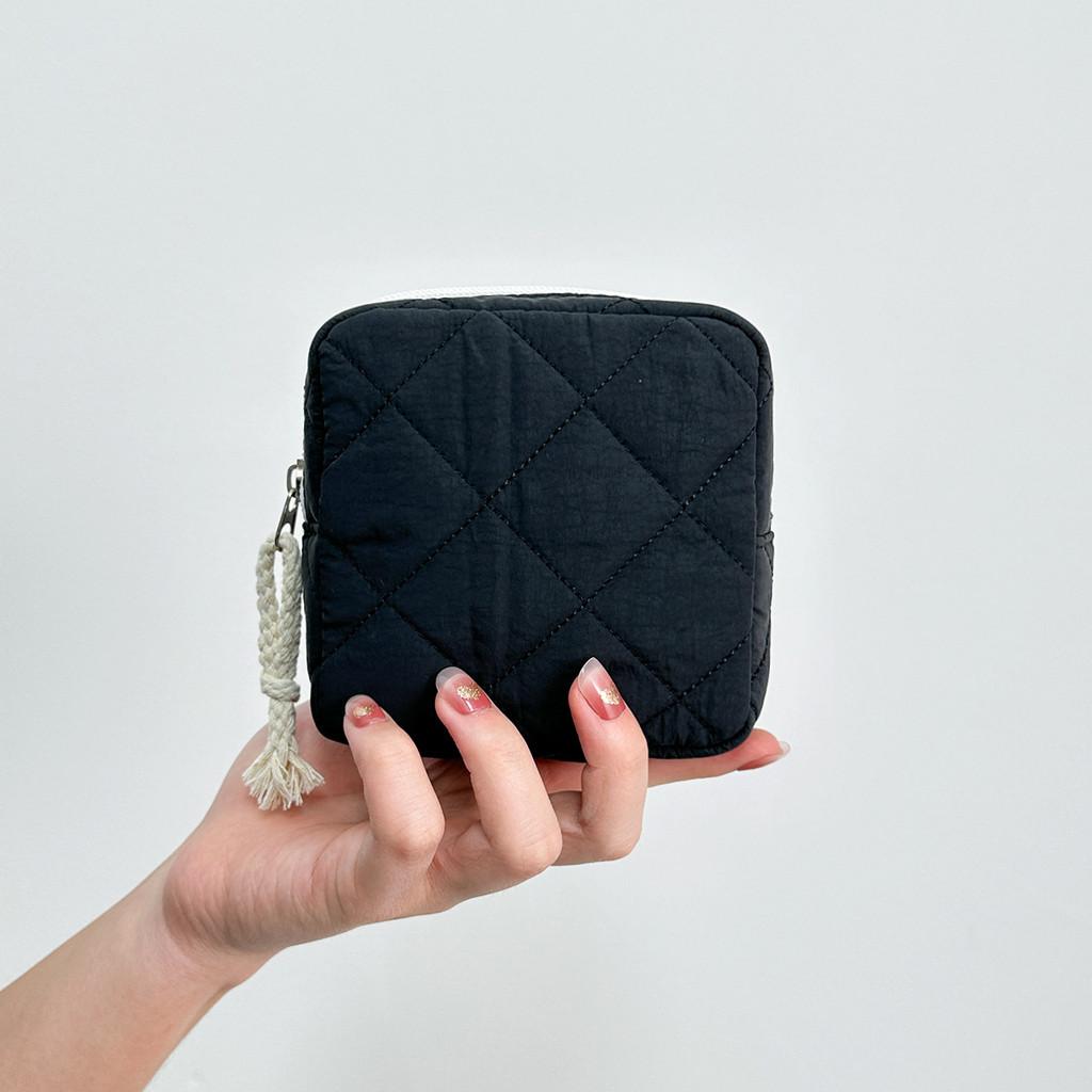 Travel Cosmetic Storage Bag With Butterfly Knot Pattern For Women And Teens