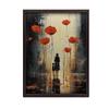 Rainy Melancholy Rainy Melancholy, 70X100 Cm, Dark Brown Wooden Frame, 230 Gsm Matte Paper