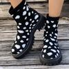 Fashion Spring and Autumn New Sock Boots Women's Plus Size Slip-on Stretch Boots Casual Outside Wear