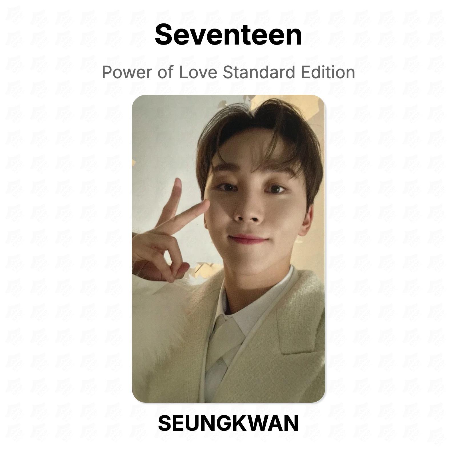 Seventeen Power of Love Standard Edition Official Photocard SEUNGKWAN