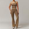 JYL Brushed Yoga Set Casual Comfortable Running Outfit