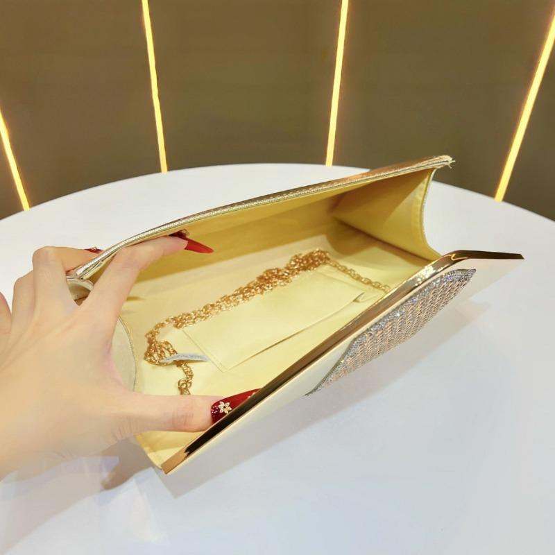 Dinner Bag: Lady's Handbag, Diamond-encrusted Crossbody Bag, Clutch Bag, Dress Bag