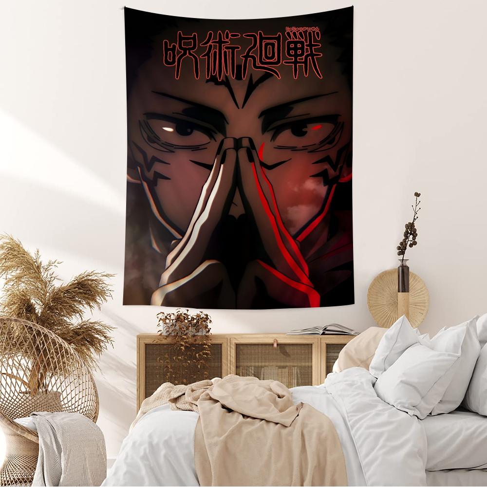 Kaisen Suguru Geto Chart Tapestry for Living Room Home Dorm Decor Art Home Decor