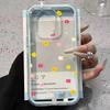ins color flower is suitable for Apple 17promax mobile phone case iPhone16 two-in-one 14/15 color edge 13 sets