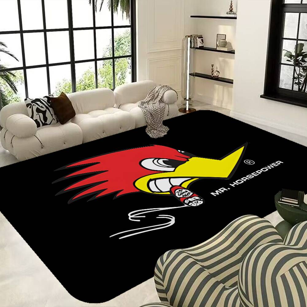Mr H-Horsepower Clay Smith Room Mats Retro Multiple Choice Living Room Kitchen Rug Non-Slip Welcome Rug