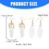 2 Pairs Playful Haunted Earrings Festival Jewelry with User Friendly Alloy Drop Earrings for Women Halloween Event