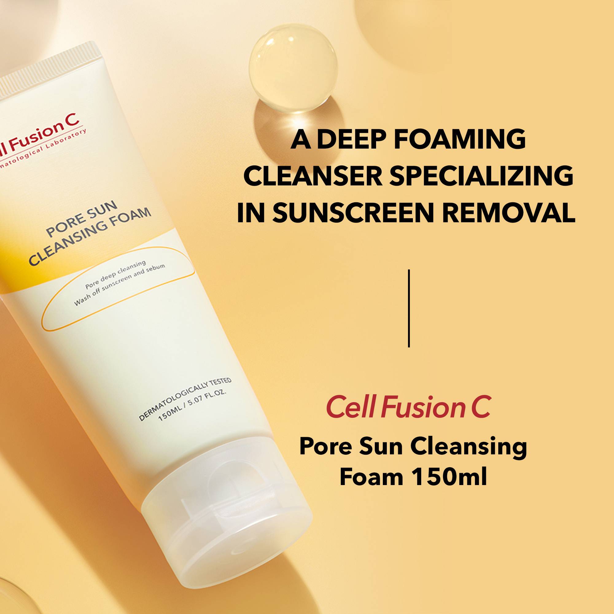 

Cell Fusion C Pore Sun Cleansing Foam 150ml AUTHENTIC STORE