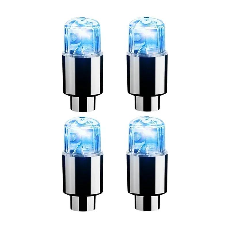 Car Tire Valve Cap Lights Multi-Color Flash Durable LED Tire Lights Cap For Car Moto Bicycles Electric Vehicles Tire Valve Cap