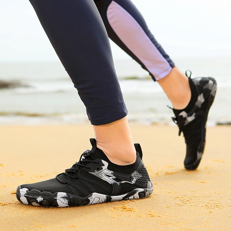 Beach Barefoot Wading Sneakers Unisex Quick Drying Aquatic Shoes for Sea Pool Water Sports Surfing Fishing Size 35-46
