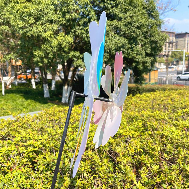 1ks Slunečnice/Motýl Větrník Větrník Barevné flitry Větrný mlýn Carry Camping Piknik Domácí zahrada Dekorace